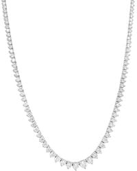 Lab Grown Diamonds - Platinum 5.00 Ct. Tw. Lab Grown Diamond Necklace - Lyst