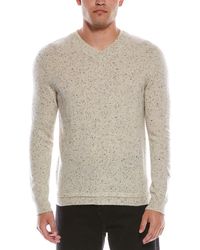 Autumn Cashmere - Double V-Neck Cashmere Sweater - Lyst