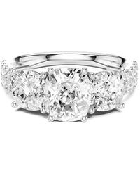 Amairah - 14K 3.35 Ct. Tw. Lab-Grown Diamond 3 Stone Ring - Lyst