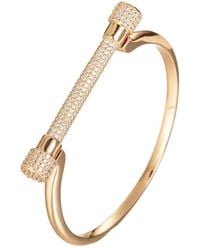 Eye Candy LA - Luxe Cz Kyle Cuff Bracelet - Lyst