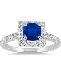 Gem Spark - 14K 1.95 Ct. Tw. Diamond & Sapphire Ring - Lyst