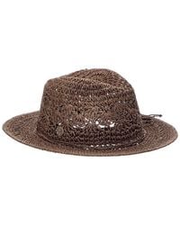 Bruno Magli - Crochet Raffia Rancher Hat - Lyst