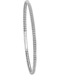 Sabrina Designs - 14k 0.91 Ct. Tw. Diamond Flexible Bangle Bracelet - Lyst