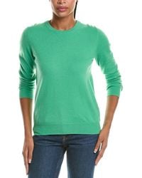 N.Peal Cashmere - Evie Classic Round Neck 100% Cashmere Sweater - Lyst