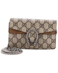 Gucci - Gg Coated Canvas Dionysus Bag Super Mini (Authentic Pre-Loved) - Lyst