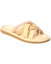 Madewell - Puffy Woven Leather Slide - Lyst