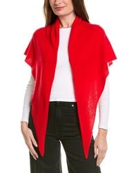 Amicale Cashmere - Lightweight Cashmere Jersey Triangle Wrap - Lyst