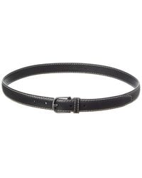 TOTEME - Stitch Detail Leather Belt - Lyst