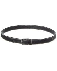 TOTEME - Stitch Detail Leather Belt - Lyst