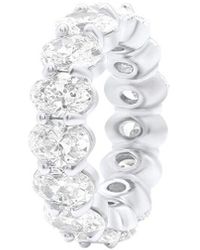 Diana M. Jewels - Fine Jewelry Platinum 6.15 Ct. Tw. Diamond Eternity Ring - Lyst