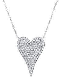 Sabrina Designs - 14k 0.36 Ct. Tw. Diamond Heart Necklace - Lyst
