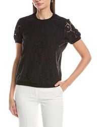 Tahari - Lace Front Top - Lyst