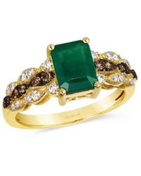Le Vian - Costa Smeralda Emeraldstm 14k 1.56 Ct. Tw. Diamond & Emerald Ring - Lyst
