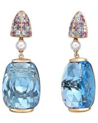 TIRAMISU - 18k Rose Gold 44.74 Ct. Tw. Gemstone Earrings - Lyst