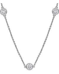 Created Forever - 14K 1.80 Ct. Tw. Lab-Grown Diamond Station Necklace - Lyst