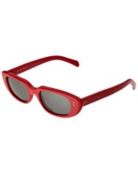 Celine Cl40095u 51mm Sunglasses - Red