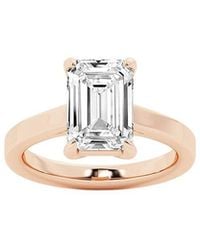 Lab Grown Diamonds - 14K 4.00 Ct. Tw. Lab-Grown Diamond Solitaire Engagement Ring - Lyst