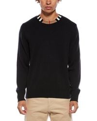 Burberry - Wool & Cashmere-Blend Crewneck Sweater - Lyst
