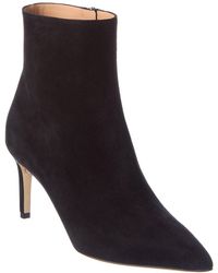 Ferragamo - Ferragamo Imogen Suede Bootie - Lyst