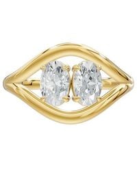Lab Grown Diamonds - 18K Plated 0.98 Ct. Tw. Lab-Grown Diamond Ring - Lyst