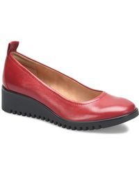 Comfortiva - Dillon Leather Flat - Lyst