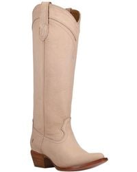 Frye - Sacha At-The-Knee Leather Boot - Lyst