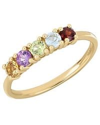 Bony Levy - 14K Color 14K 0.59 Ct. Tw. 5 Mix 14K Topaz Stackable Ring - Lyst