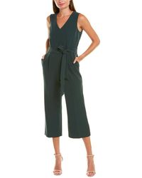 vince camuto cutaway chiffon jumpsuit