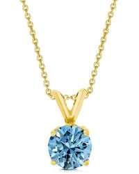 Amairah - 14K 1.00 Ct. Tw. Lab-Grown Diamond Solitaire Pendant Necklace - Lyst
