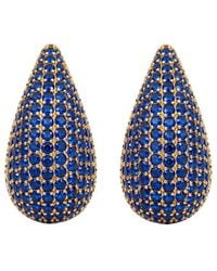 Jewels by Sunaina - Narina 14K Plated Cz Stud Earrings - Lyst