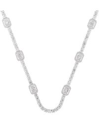 Lab Grown Diamonds - 14K 20.80 Ct. Tw. Lab-Grown Diamond Fashion Necklaces - Lyst