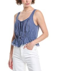 Free People - Alana Lace Tank - Lyst