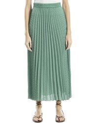 Max Studio - Pleated Maxi Skirt - Lyst