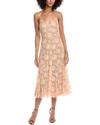 Michael Kors - Lace Silk-Lined Slip Dress - Lyst