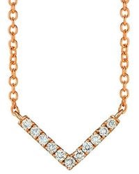 Le Vian - Le Vian Nude Palette 14k Rose Gold 0.19 Ct. Tw. Diamond Layering Necklace - Lyst