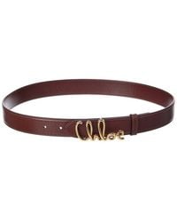Chloé - The Iconic Leather Belt - Lyst