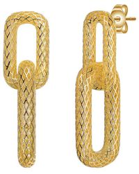 Genevive Jewelry - Rachel Glauber 14K Plated Drop Earrings - Lyst