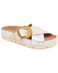 Gentle Souls - By Kenneth Cole Louisa Leather Sandal - Lyst