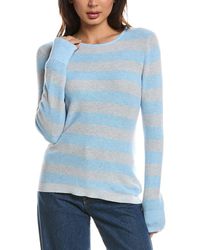 Forte - Thermal Crewneck Cashmere-Blend Sweater - Lyst