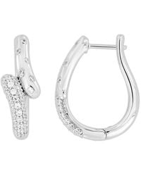 Ethos Creations - Brilliant Bloom 14K 0.50 Ct. Tw. Lab-Grown Diamond Huggie Earrings - Lyst