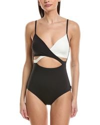 Vince Camuto - Cross Top One-Piece - Lyst