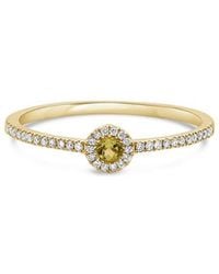 Sabrina Designs - 14K 0.13 Ct. Tw. Diamond & Peridot Ring - Lyst