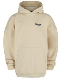 Balenciaga - Political Campaign Logo-Embroidered Hoodie - Lyst