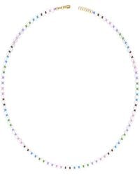 Bea Bongiasca - Flower Funk 9K & 201.60 Ct. Tw. Rock Crystal Beaded Necklace - Lyst