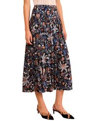 Ulla Johnson - Blanche Pull On Midi Skirt - Lyst