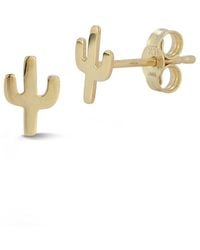Ember Fine Jewelry - 14k Cactus Studs - Lyst