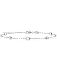 Lab Grown Diamonds - 14K 1.00 Ct. Tw. Lab-Grown Diamond Station Bracelet - Lyst