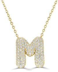 Sabrina Designs - 14K 0.53 Ct. Tw. Diamond Initial Necklace - Lyst