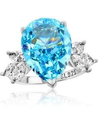Suzy Levian CZ Jewelry - Suzy Levian Gala Collection Cz Cocktail Ring - Lyst