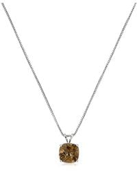 MaxColor - 1.65 Ct. Tw. Smoky Quartz Pendant Necklace - Lyst